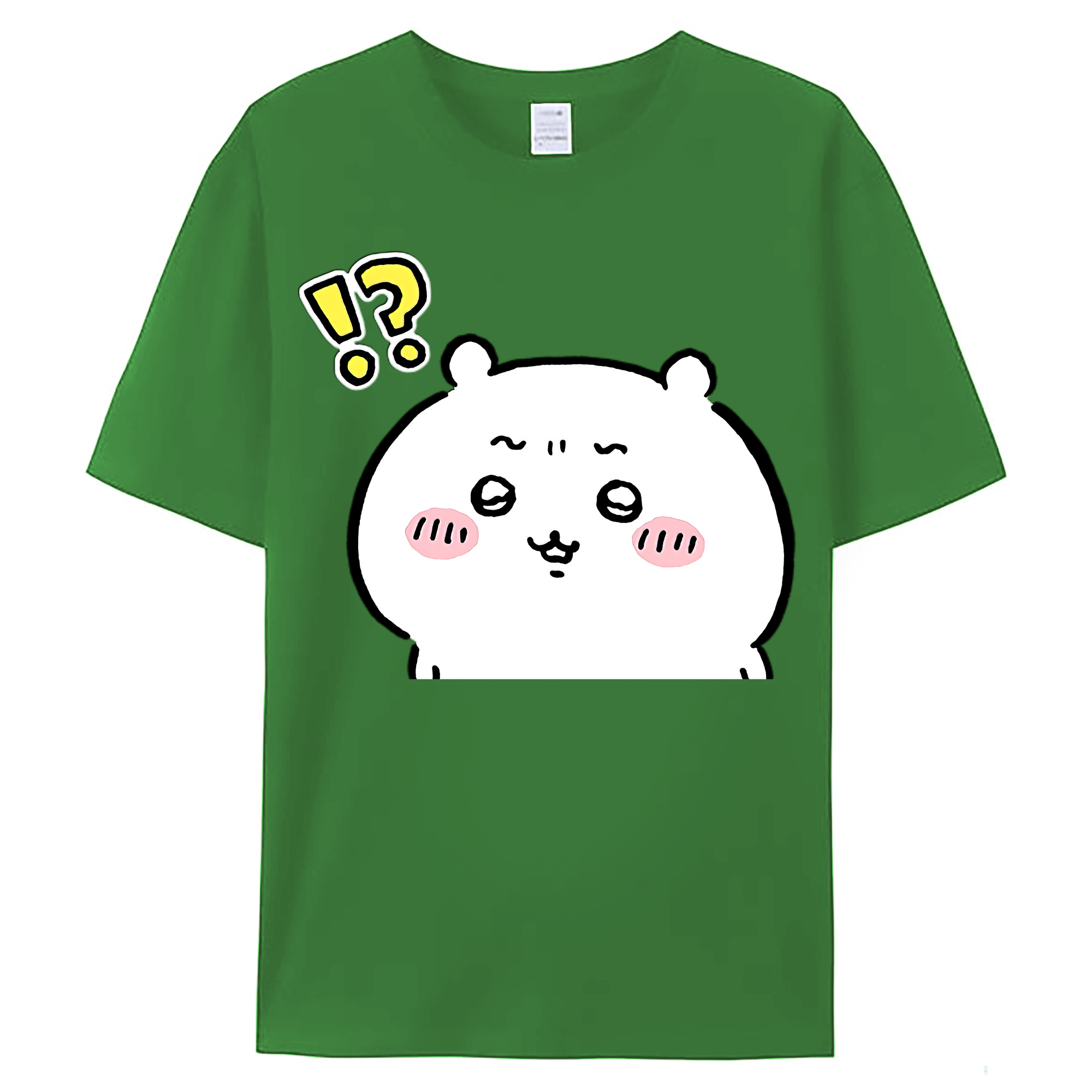 （画像用） ちいかわ ちいかわ Chii-kawa chiikawa レディースカジュアルプリントTシャツ（綿100％）
